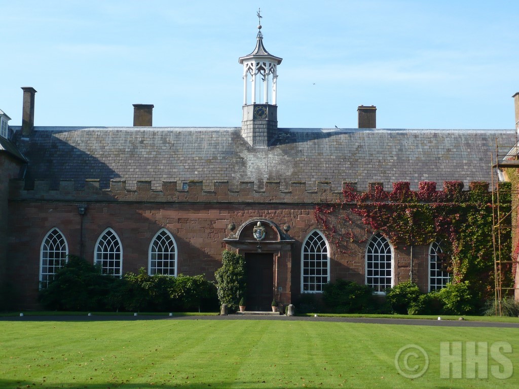 Hartlebury Castle - entrance to the Great Hall